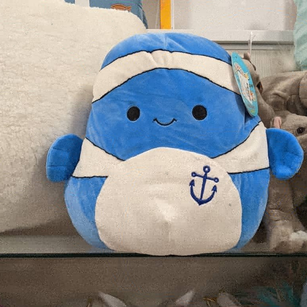 BNwt 12" blue ricky squishmallow